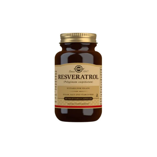 SOLGAR SOLGAR Resveratrol 100 mg 60 Kapseln Nahrungsergänzungsmittel Kosmetik