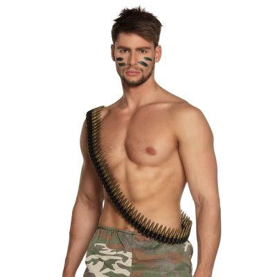 Boland Patronengurt Ammunition Belt 160 cm Verstellbar Canvas