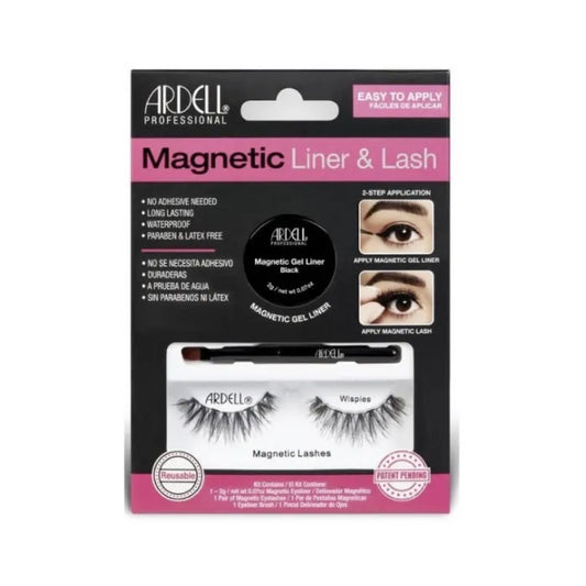 ARDELL ARDELL Magnetic Liner und Wimpern Set False Eyelashes Wispies magnetisch Kosmetik