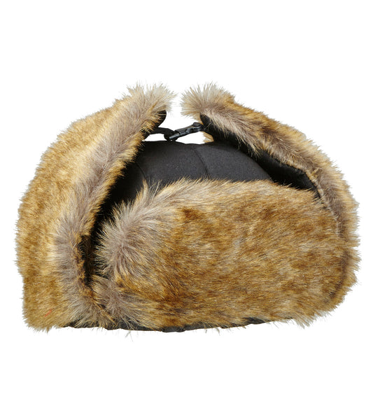 Flieger Mütze Baron – Pilotenmütze Mit Fell Und Ohrklappen