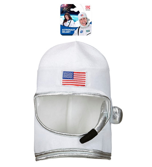 Astronautenhelm in realistischer Optik für Fasnacht und Mottoparty
