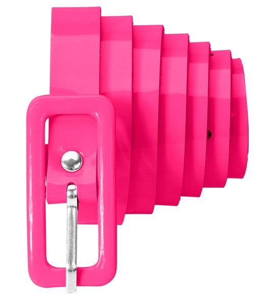 Neon pinker Gürtel als auffälliges Fasnacht-Accessoire