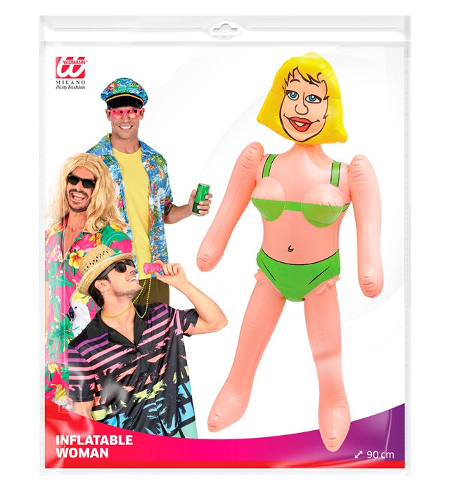 Aufblasbare Ideale Ehefrau 90 cm als lustiges Fasnachts-Accessoire