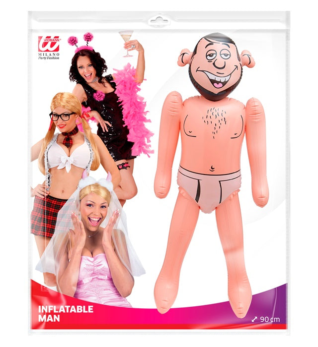 Aufblasbarer Idealer Ehemann 90 cm Partydeko Fasnacht Karneval