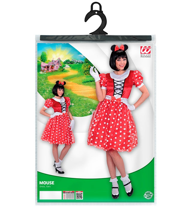 Mäuschen-Kostüm bestehend aus Kleid und Ohren für Fasnacht und Karneval