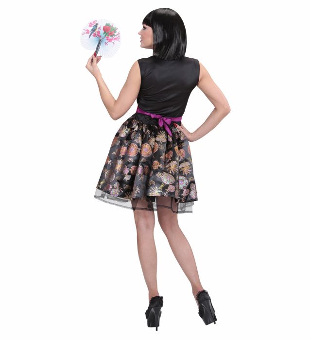 Elegantes Chinesin-Kleid für Fasnacht und Karneval in traditionellem Stil