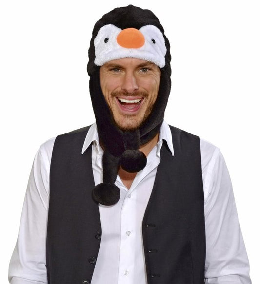 Pinguin-Hut als Fasnacht-Kostümzubehör auf hellem Hintergrund