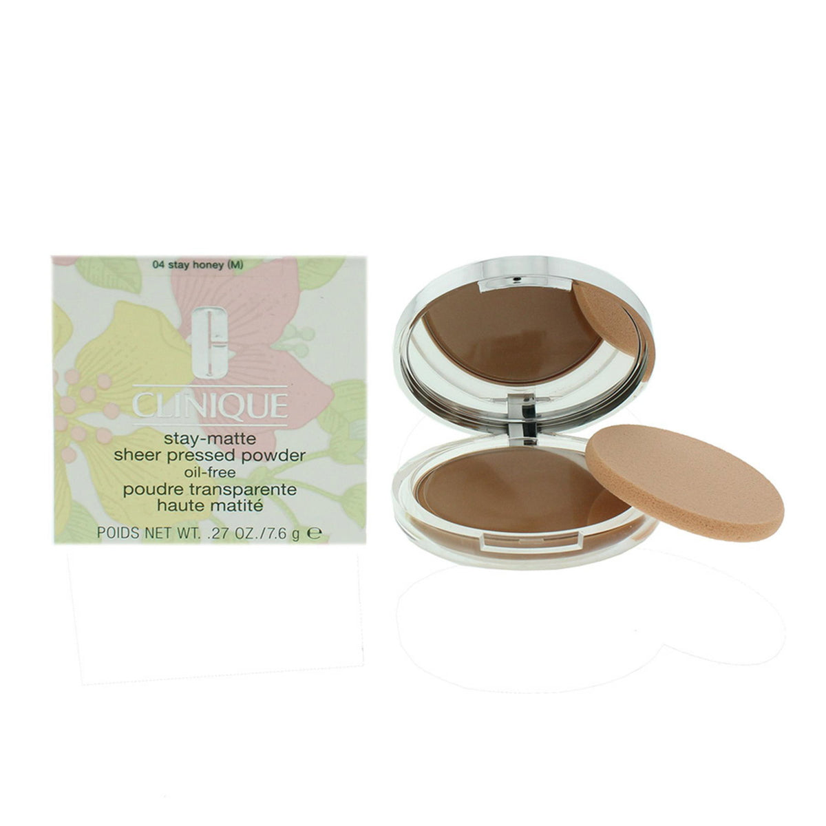Clinique Stay-Matte mattierendes Kompaktpuder 04 Stay Buff 7,6 g