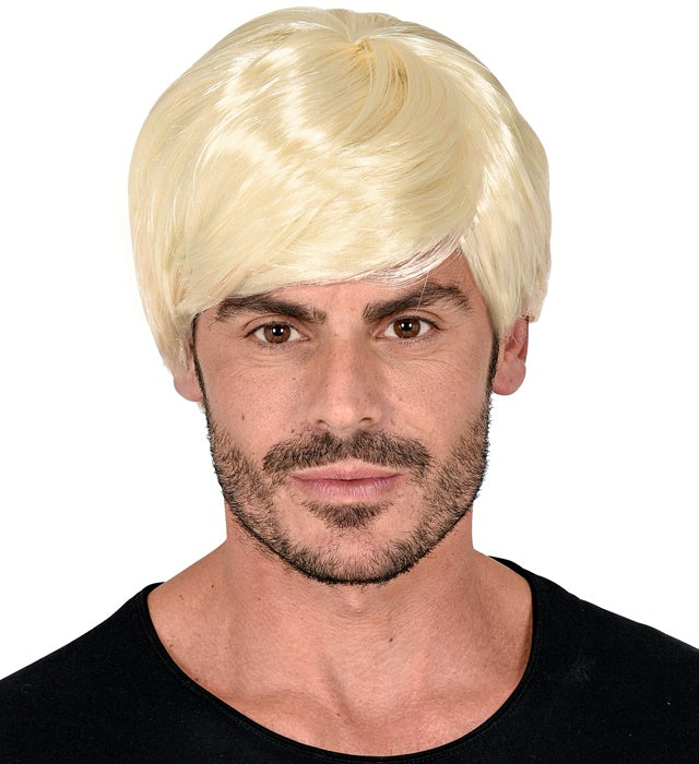 Blonde Perücke für Fasnacht und Kostüme in Verpackung