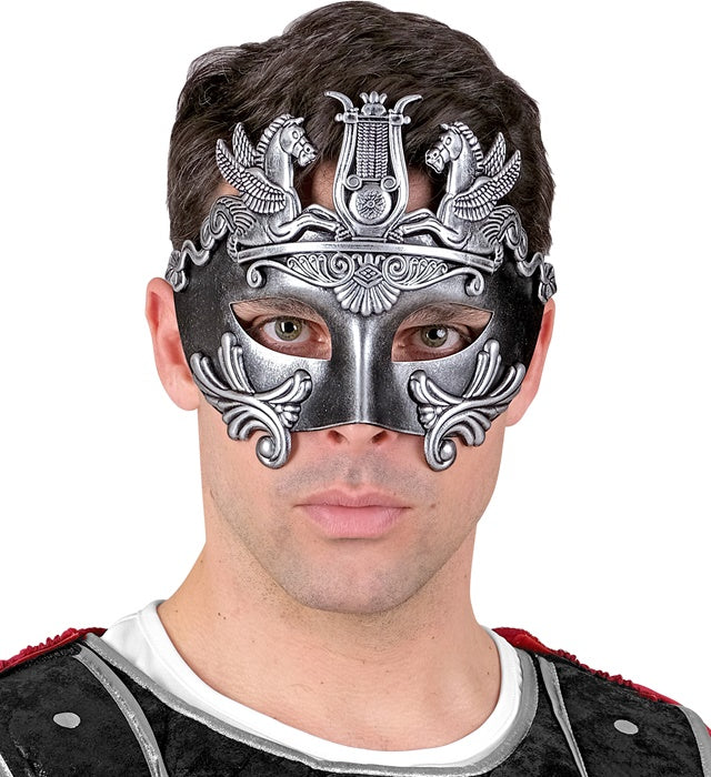 Silberne Augenmaske griechisch-römische Antike Fasnacht Karneval