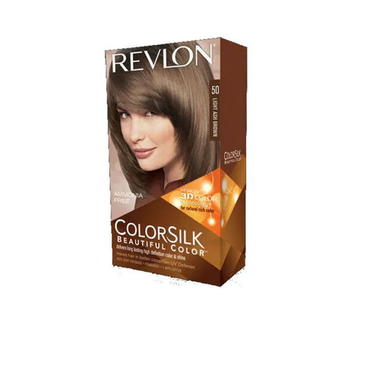 REVLON Revlon Colorsilk Haarfarbe Ohne Ammoniak 50 Light Ash Brown Braun Kosmetik