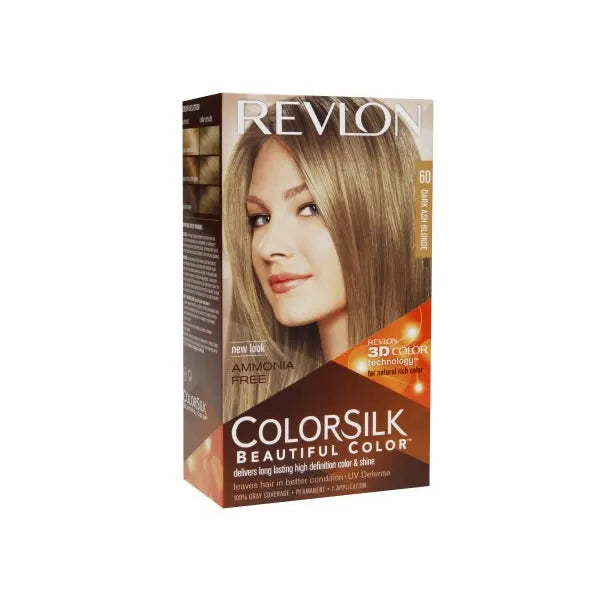 Revlon ColorSilk 60 Dark Ash Blonde ammoniakfreie Haarfarbe