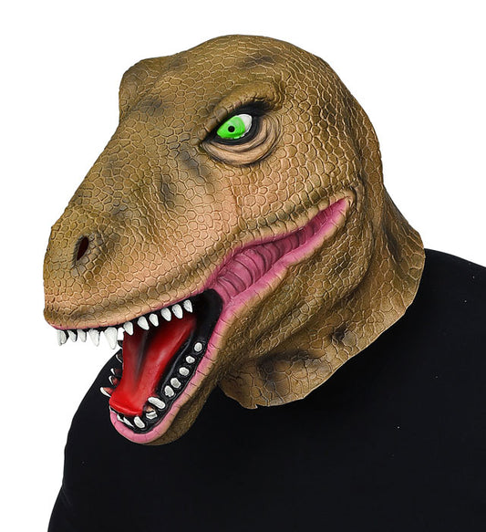 Ganzkopf-Maske Tyrannosaurus Rex in realistischer Optik