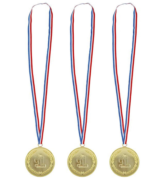Set von drei Medaillen für Sport- und Fan-Events