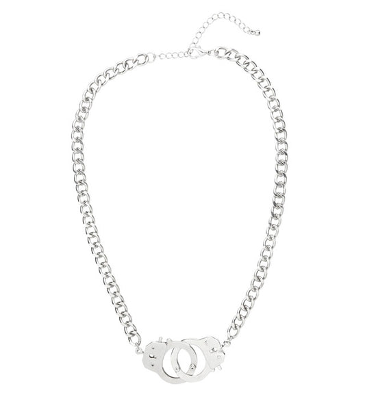 Robuste Handschellenkette aus Metall als Fasnachtsaccessoire