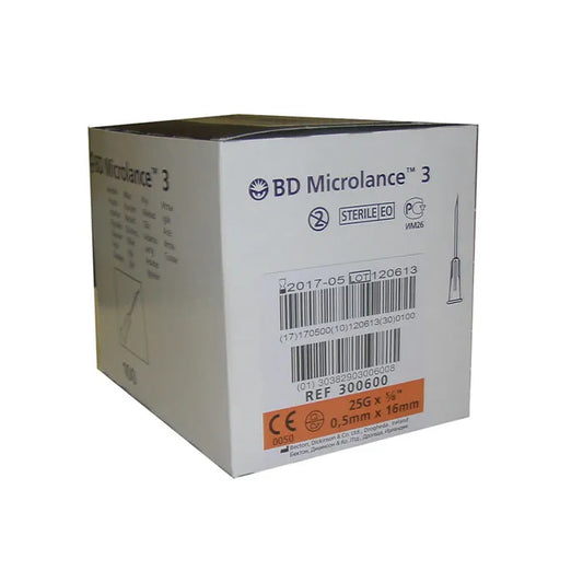 BD BD Microlance Nadel 0,5 mm x 16 mm 100 Stück für kosmetische Anwendungen Kosmetik