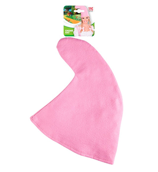 Rosa Zwergenmütze mit Zipfelspitze als Fasnachtsaccessoire