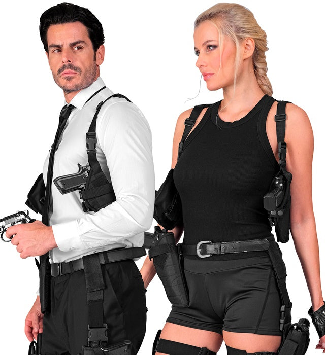 Taktisches Schulterholster aus robustem Material für Militärkostüm
