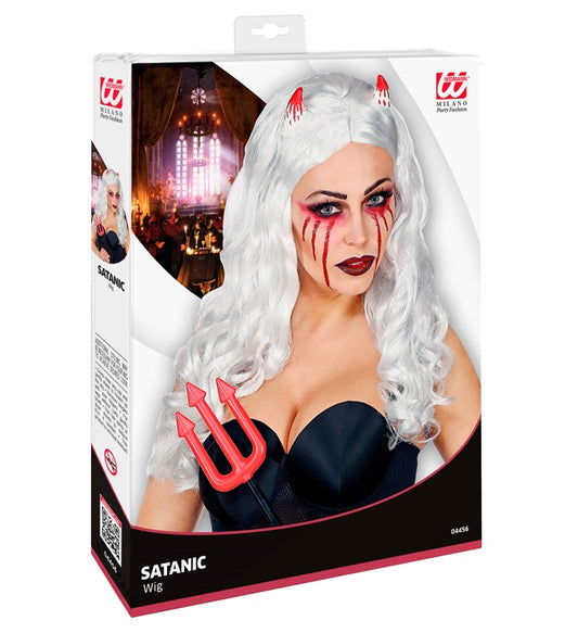 "SATAN PERÜCKE" in Box Weiss