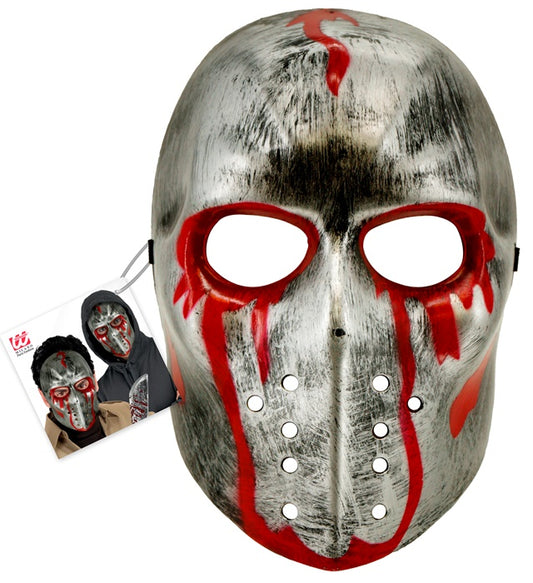 BLUTIGE HOCKEY MASKE AUS HARDPASTIK Diverse Farben