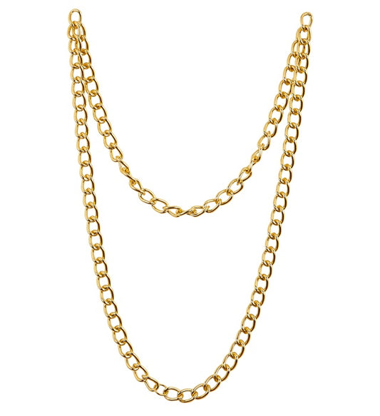 "GOLDENE KETTE"- 120cm Gold