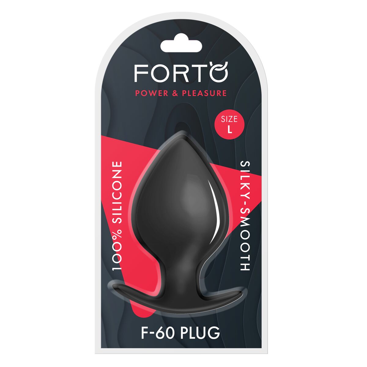Plug Anal Forto Schwarz