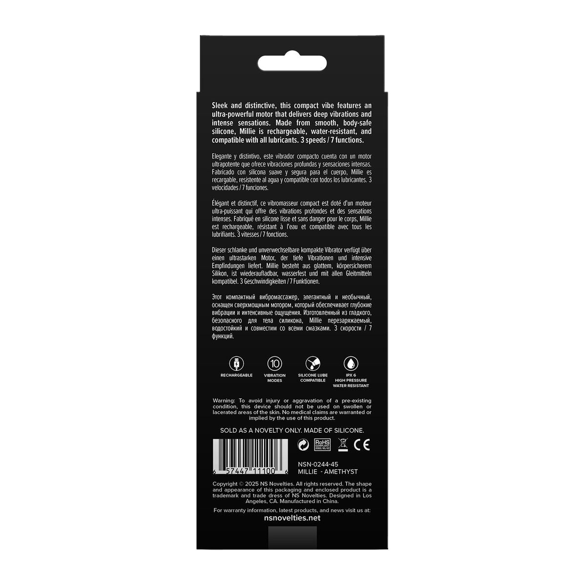 Vibrator NS Novelties Gold-n-Dreams Lila