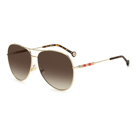 Carolina Herrera Damensonnenbrille Carolina Herrera Ch 0034/S Ø 64 Mm Gold