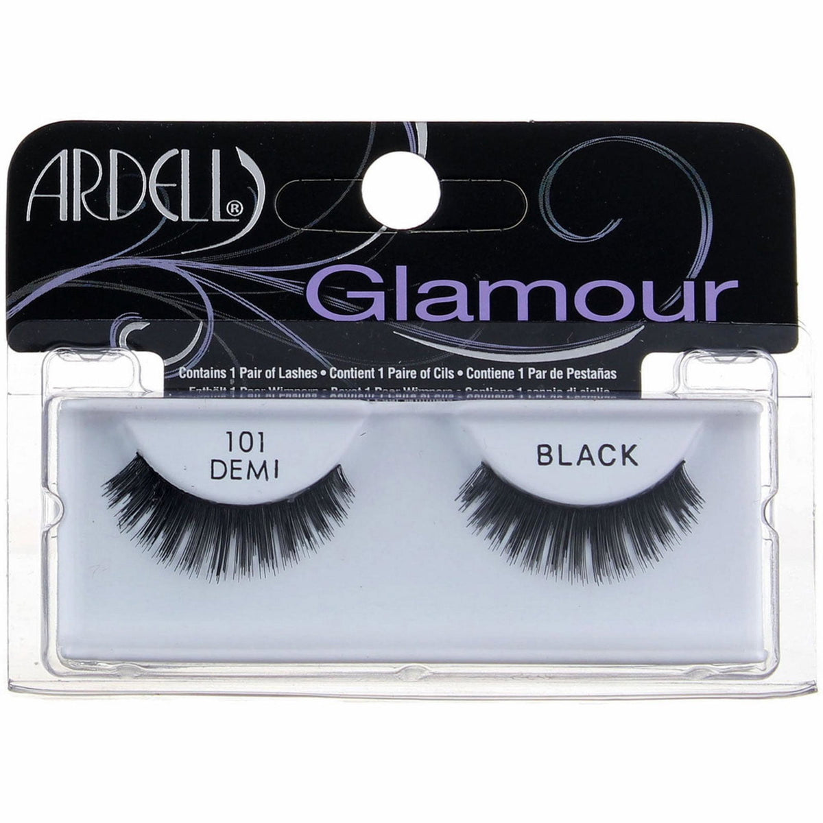 Ardell, Glamour, Defining & Volumizing, Mascara, 101, Demi Black, 1 pcs