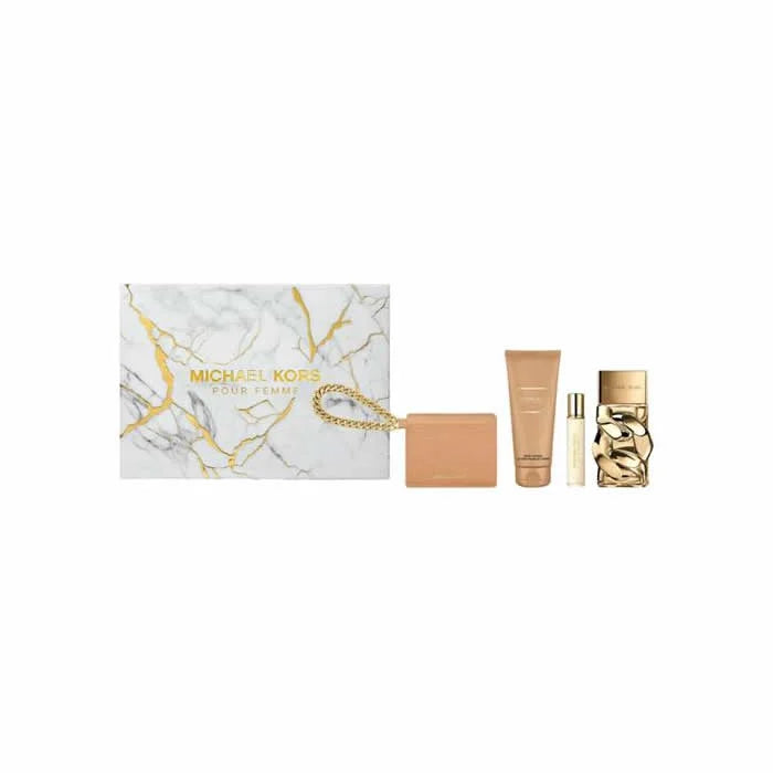 Michael Kors Pour Femme Eau de Parfum Spray 100 ml Set mit 4 Artikeln