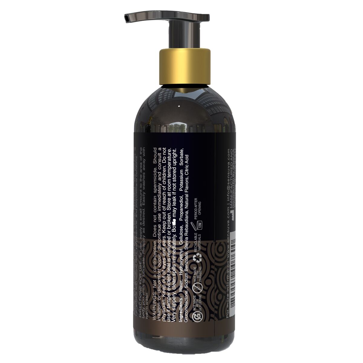 Gleitmittel mit Geschmack Ultra Thick Unscented Sensuva 125 ml