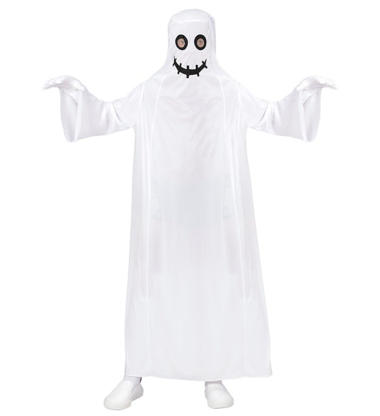 Schwarze Geister-Robe mit zerrissenen Kanten für Fasnacht und Karneval