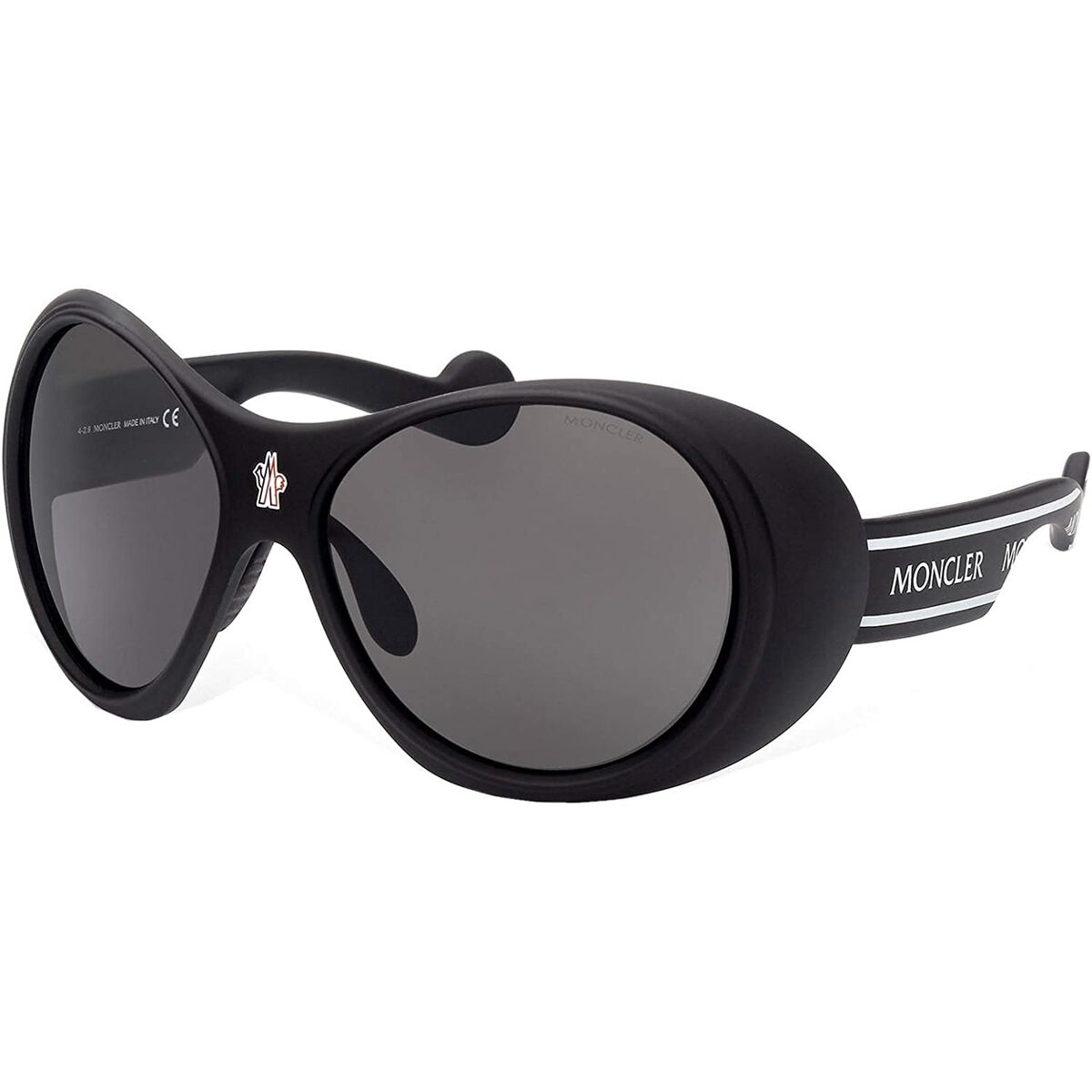 Moncler Unisex-Sonnenbrille Moncler Grey Oval Unisex