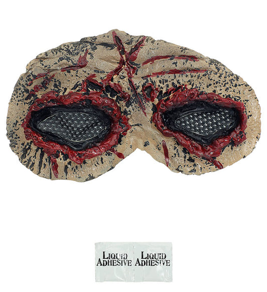 "ZOMBIE AUGEN- FX LATEX PROTHESE" mit 2 St. flüssigem Latexkleber Diverse Farben