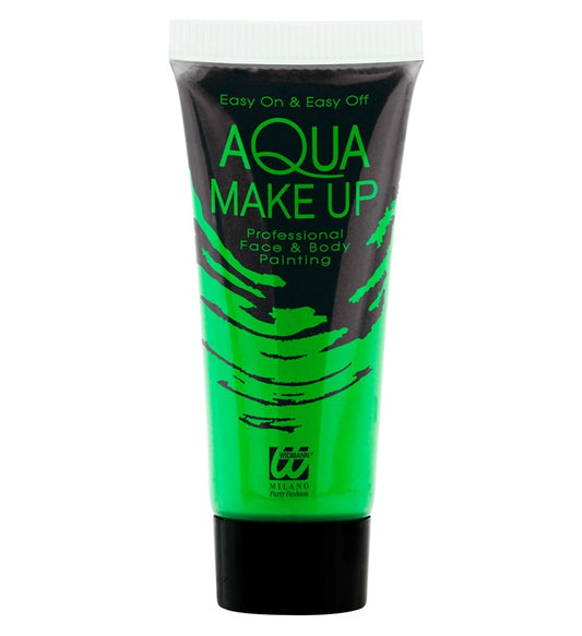 "NEON GRÜNES AQUA MAKE UP IN TUBE" 30 ml Neon - Grün