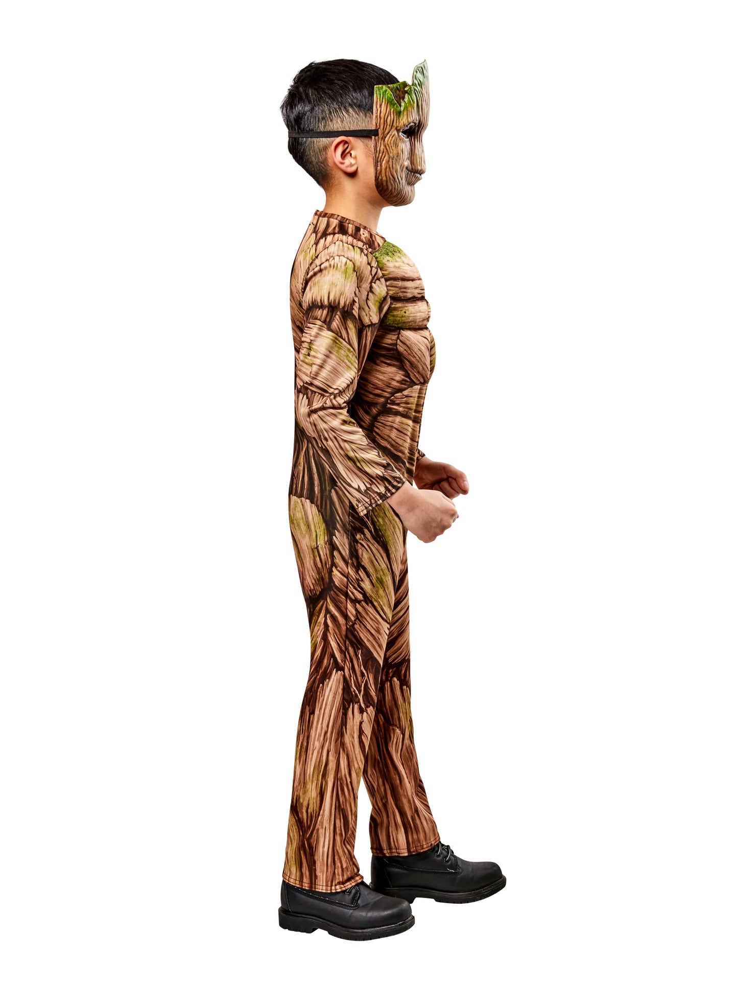 Rubies Groot Kinderkostüm Deluxe aus Guardians of the Galaxy 3 mit Maske – Seitenansicht