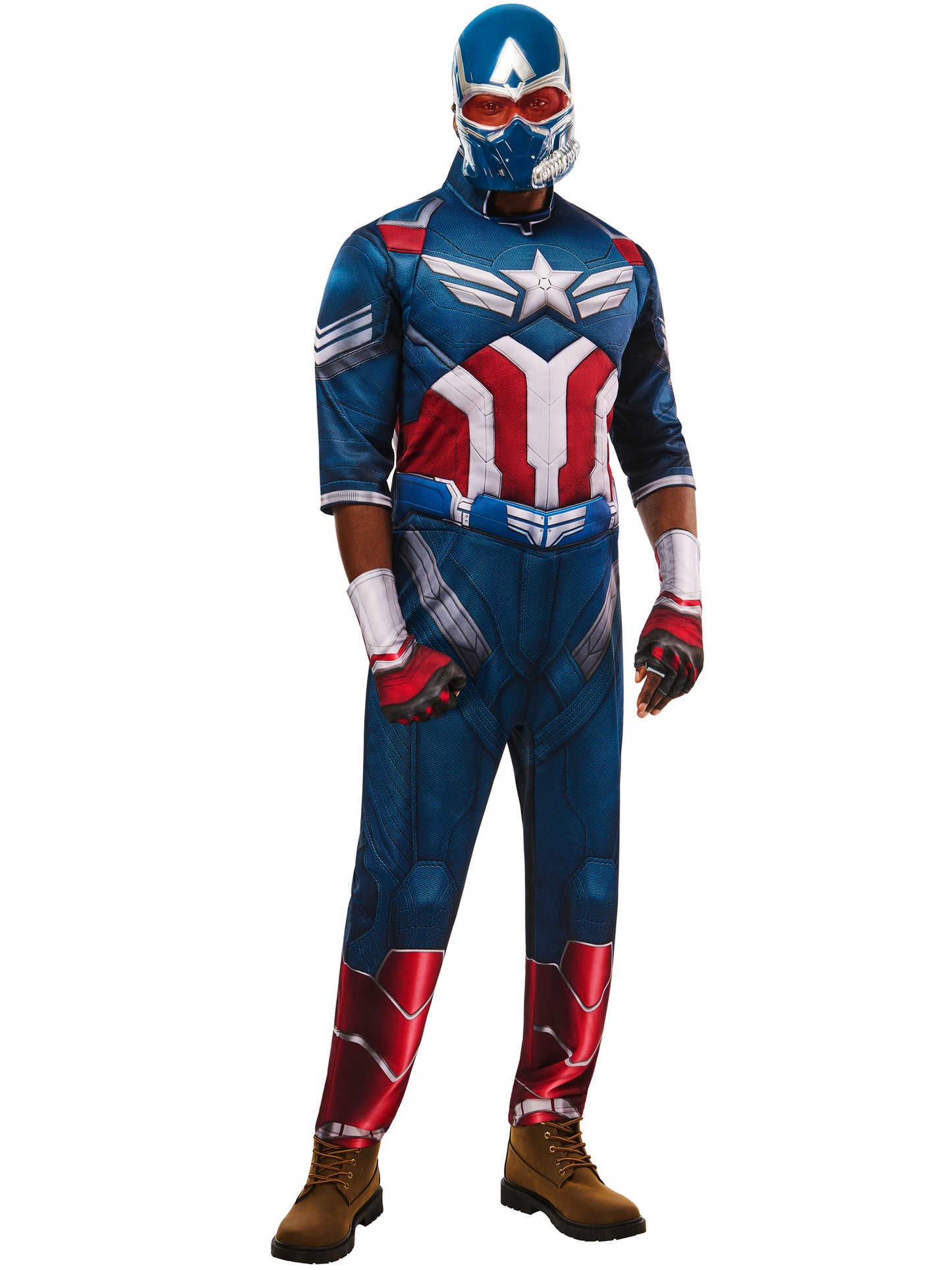Rubies Captain America Brave New World Deluxe Kostüm für Herren – Rückansicht
