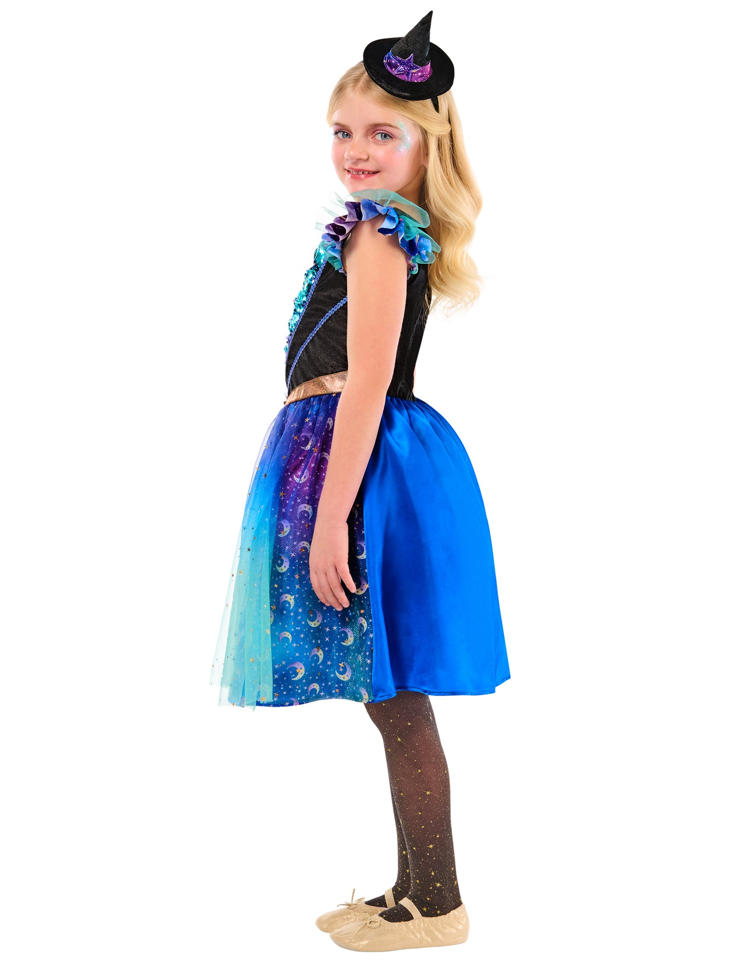 Rubies Cosmic Witch Kinderkostüm für Kinder – Seitenansicht