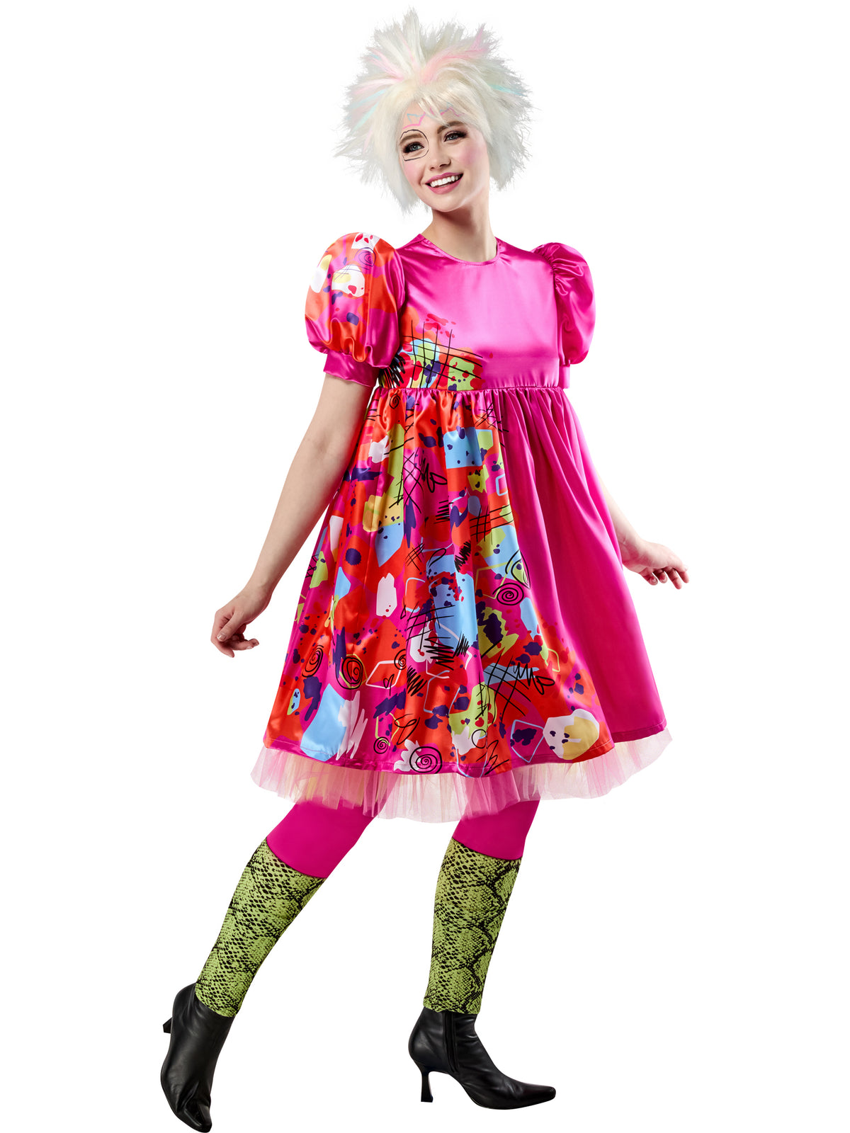 Rubies Weird Barbie Kostüm für Damen mit Satin-Kleid und Leggings – Verpackung