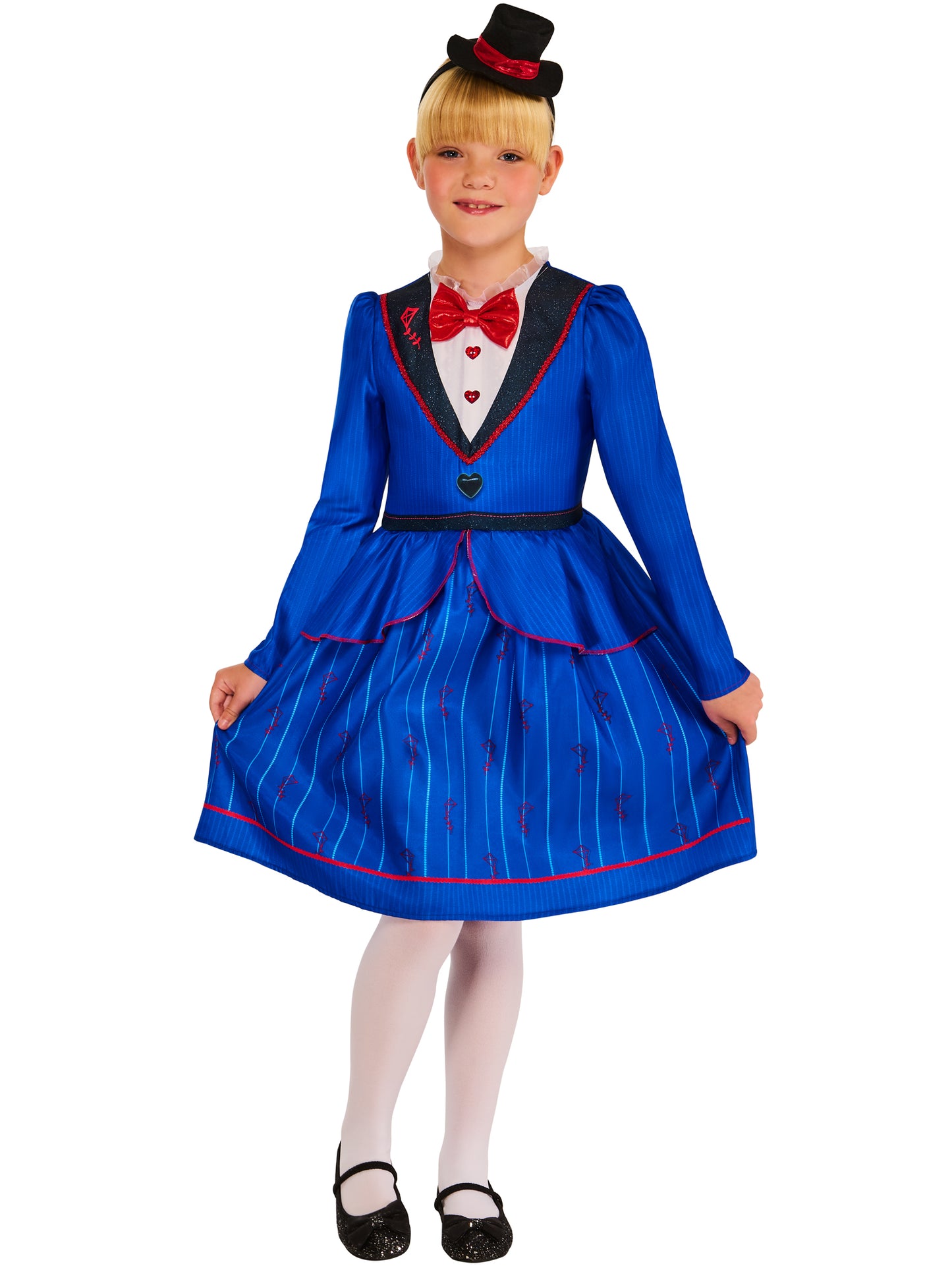 Rubies Magical Nanny Kinderkostüm für Mädchen mit Kleid und Hut am Haarreif – Verpackung