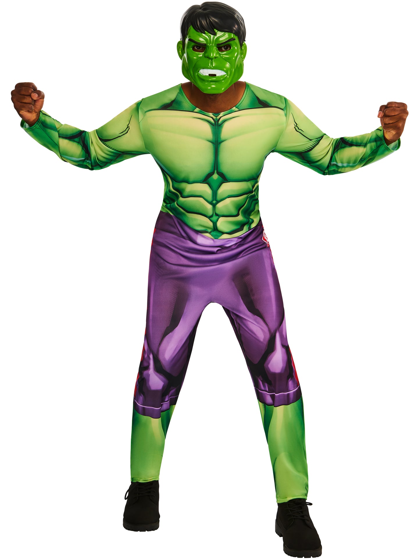 Rubies Hulk Kostüm für Erwachsene mit Overall und Maske – Verpackung