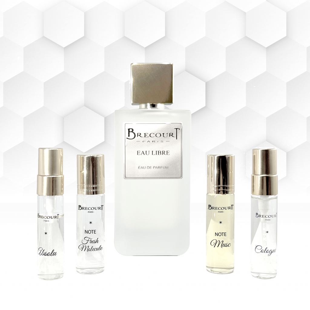 BRECOURT BRECOURT Eau Libre Eau de Parfum 100 ml mit 4 x 6 ml Set Parfüm
