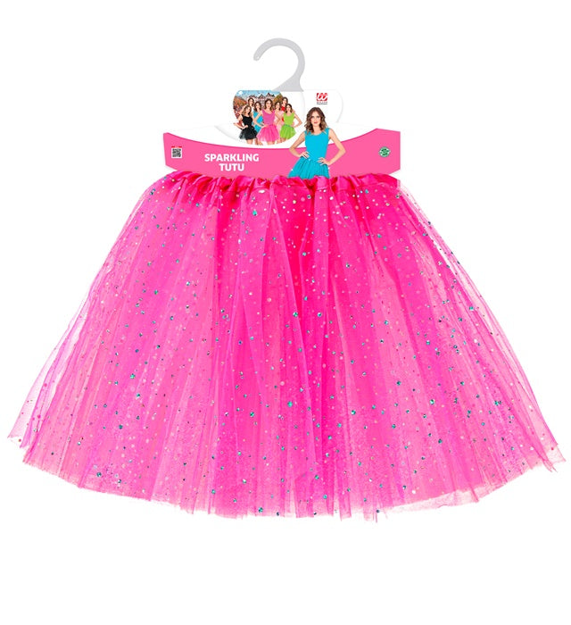 "PINKER GLITZERNDER TUTU" 40 cm