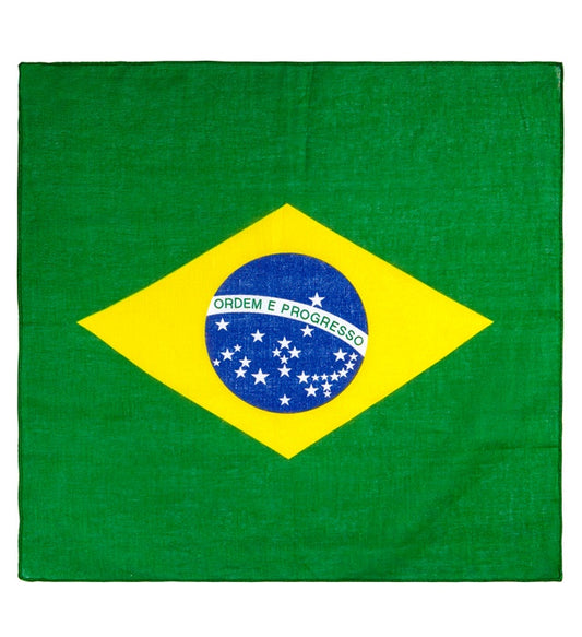 BRASILIEN BANDANA 55x55 cm - 100% Baumwolle