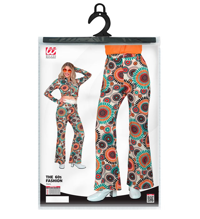 Vintage 60er Jahre Hose im Retro-Design für Fasnacht und Karneval