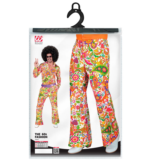 THE 60s FASHION Peace & Paisley Hose mit buntem 60er Jahre Paisley-Muster