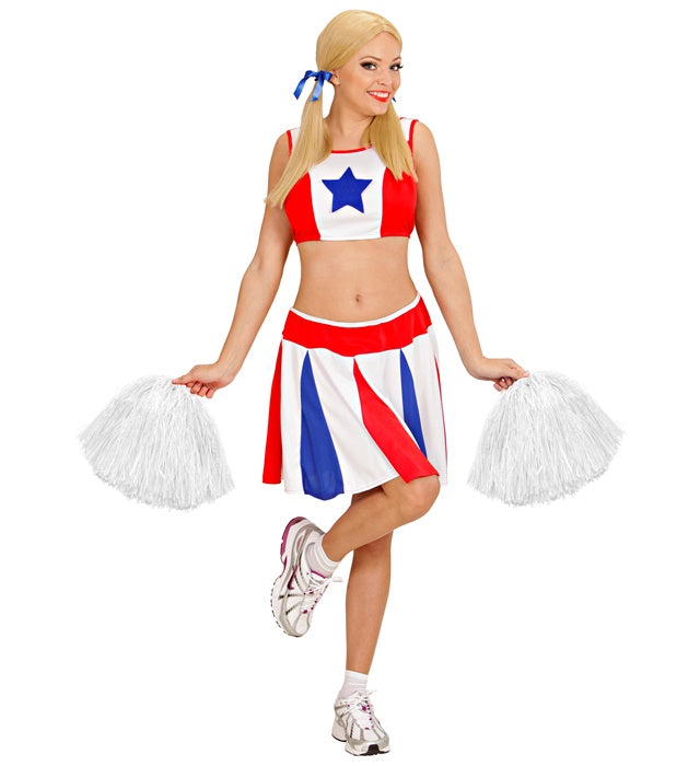 Weisser Pom Pom für Fasnacht und Karneval