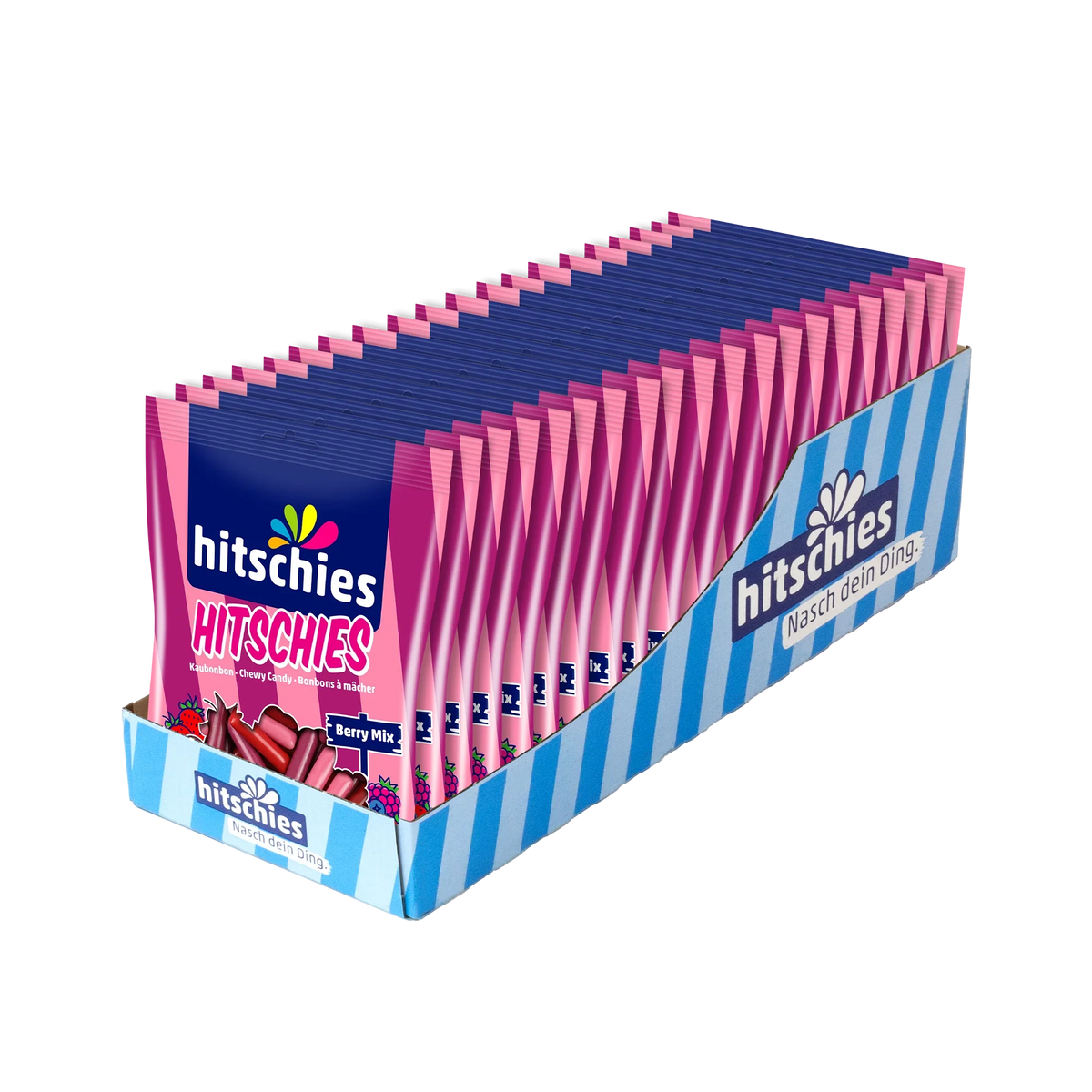 Hitschies Berry Mix 125 g Kaubonbon Mix mit Waldfrucht Kirsche Erdbeere und Himbeere