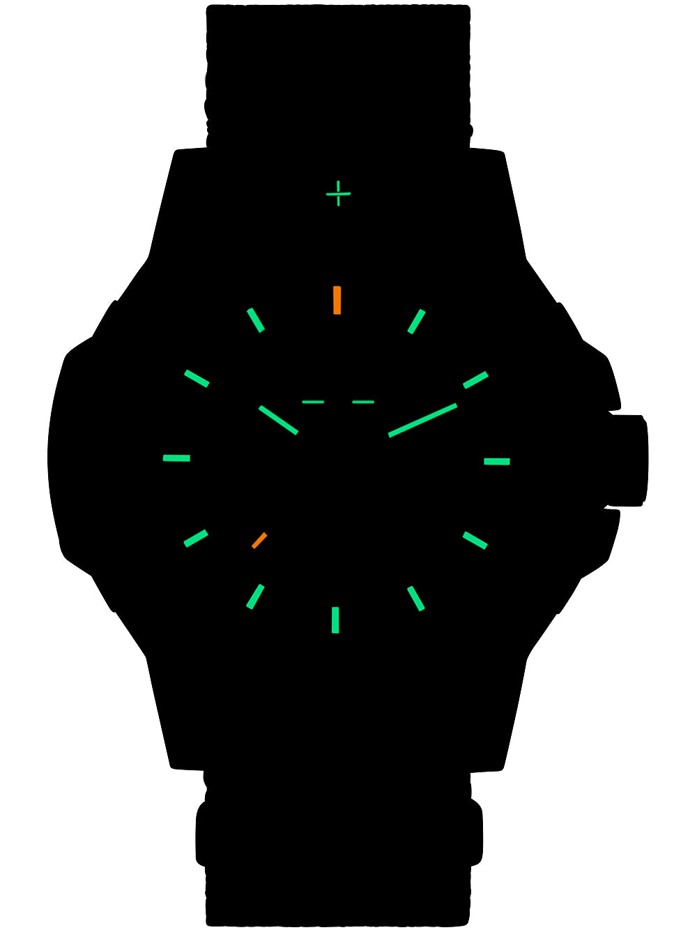 TRASER Uhr Modell 110726 – Seitenansicht