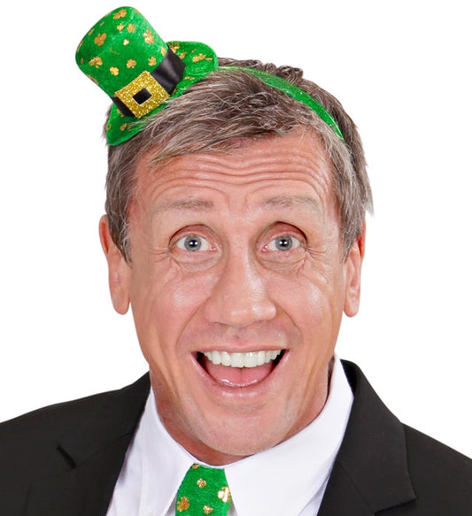 Grüner Mini-Zylinder für St. Patrick’s Day und Fasnacht